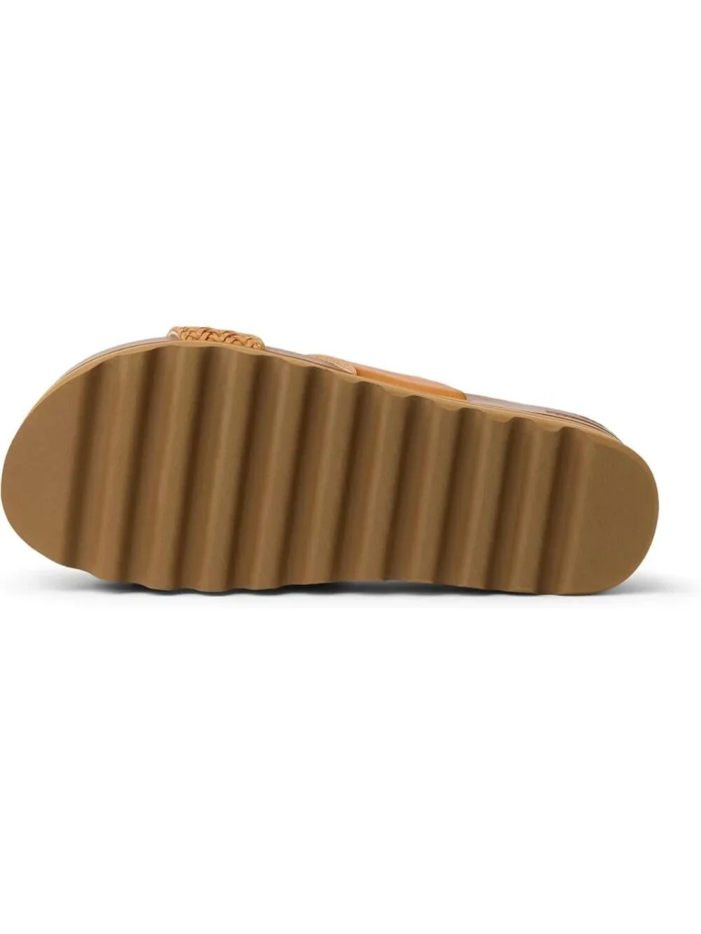 Women's Natural Braid Arch Support Ultra Soft Footbed Platform Sandal Shoes